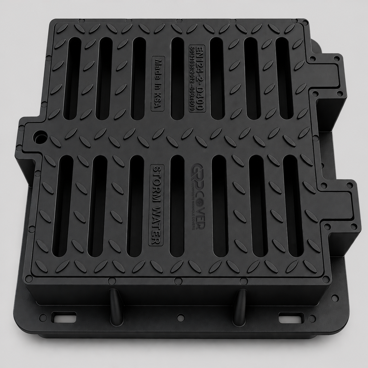 GRP Catch Basin with Hinge D400 60×60 cm top view