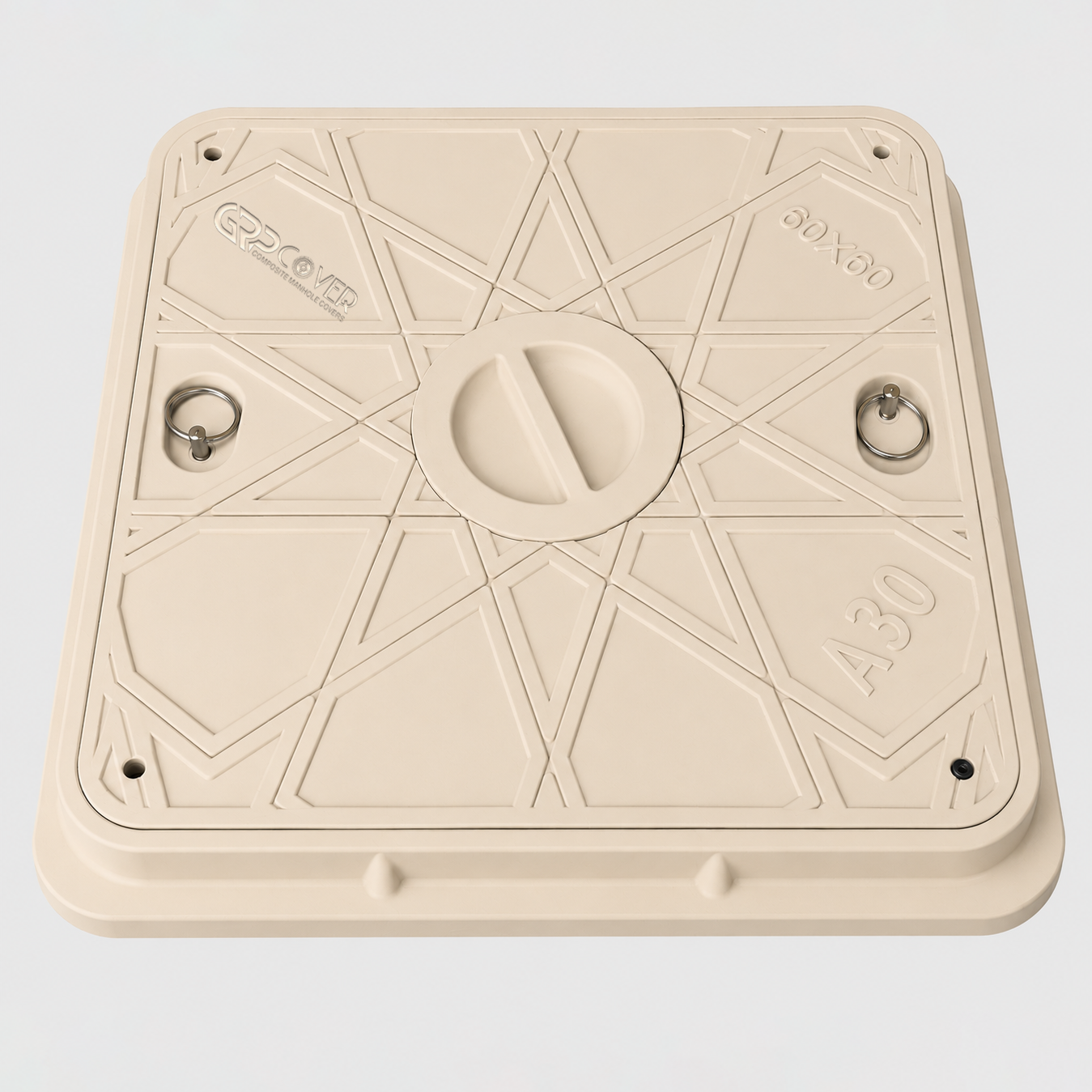 GRP Manhole Cover A30 50×50 cm