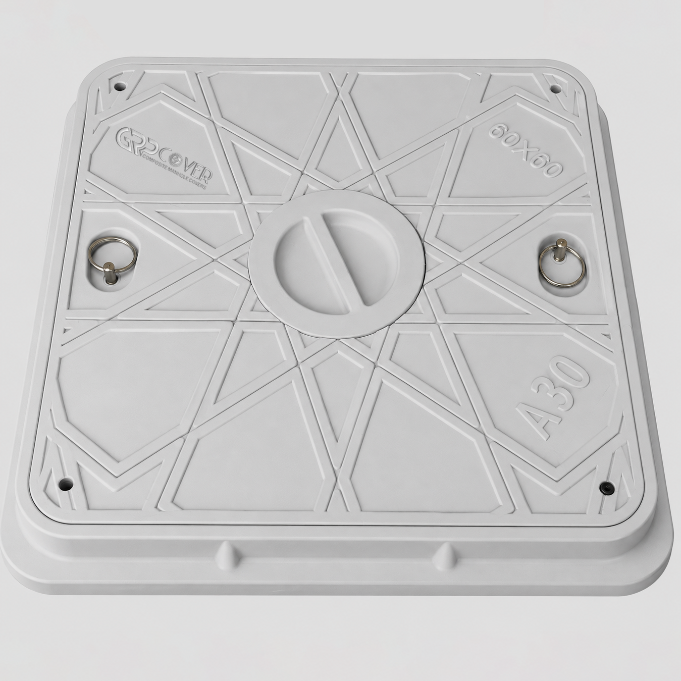 GRP Manhole Cover A30 50×50 cm