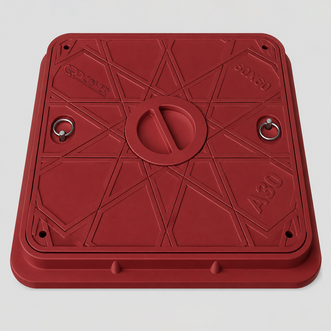 GRP Manhole Cover A30 50×50 cm