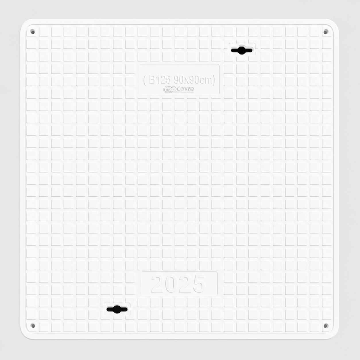 GRP Manhole Cover B125 90×90 cm