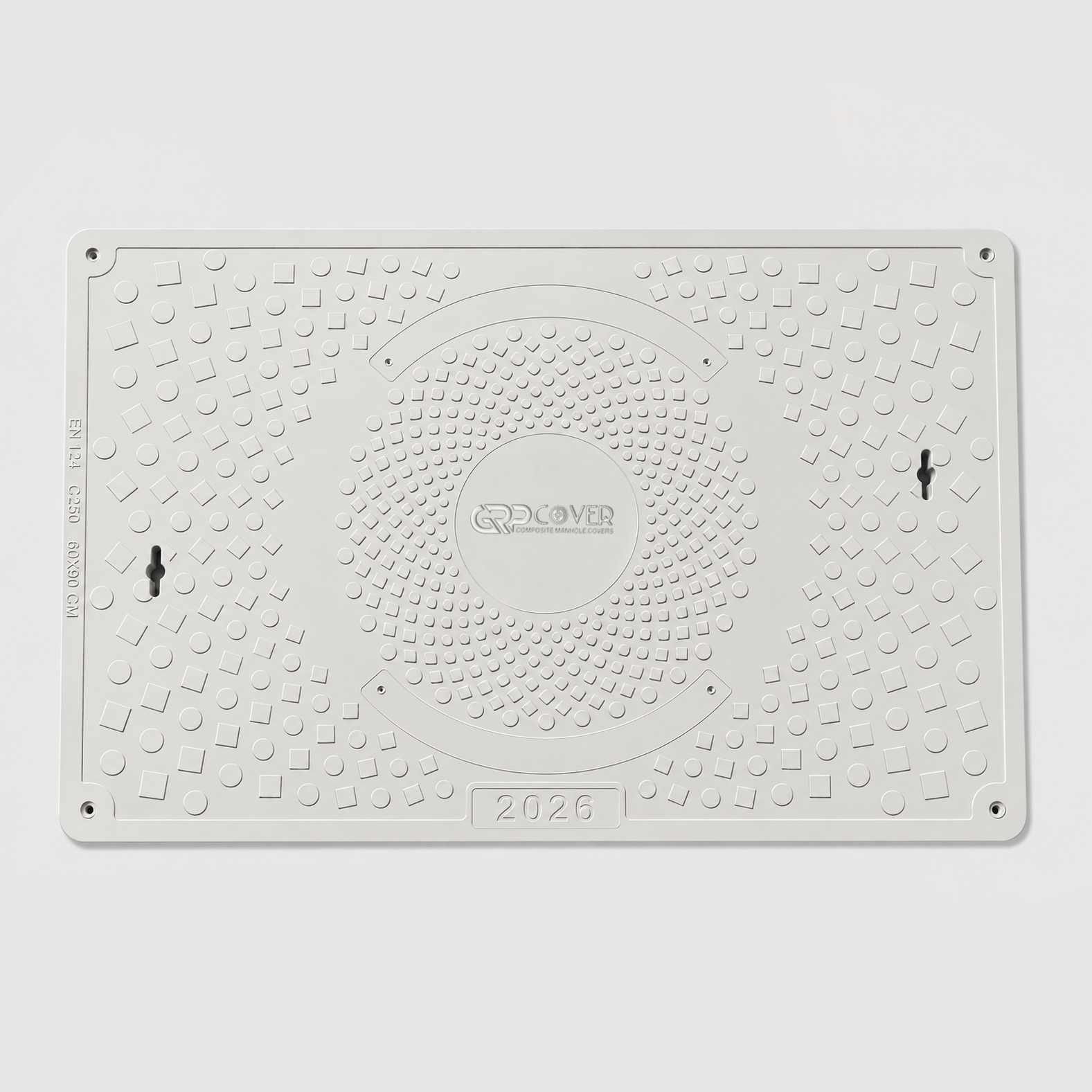 GRP Manhole Cover C250 60×90 cm